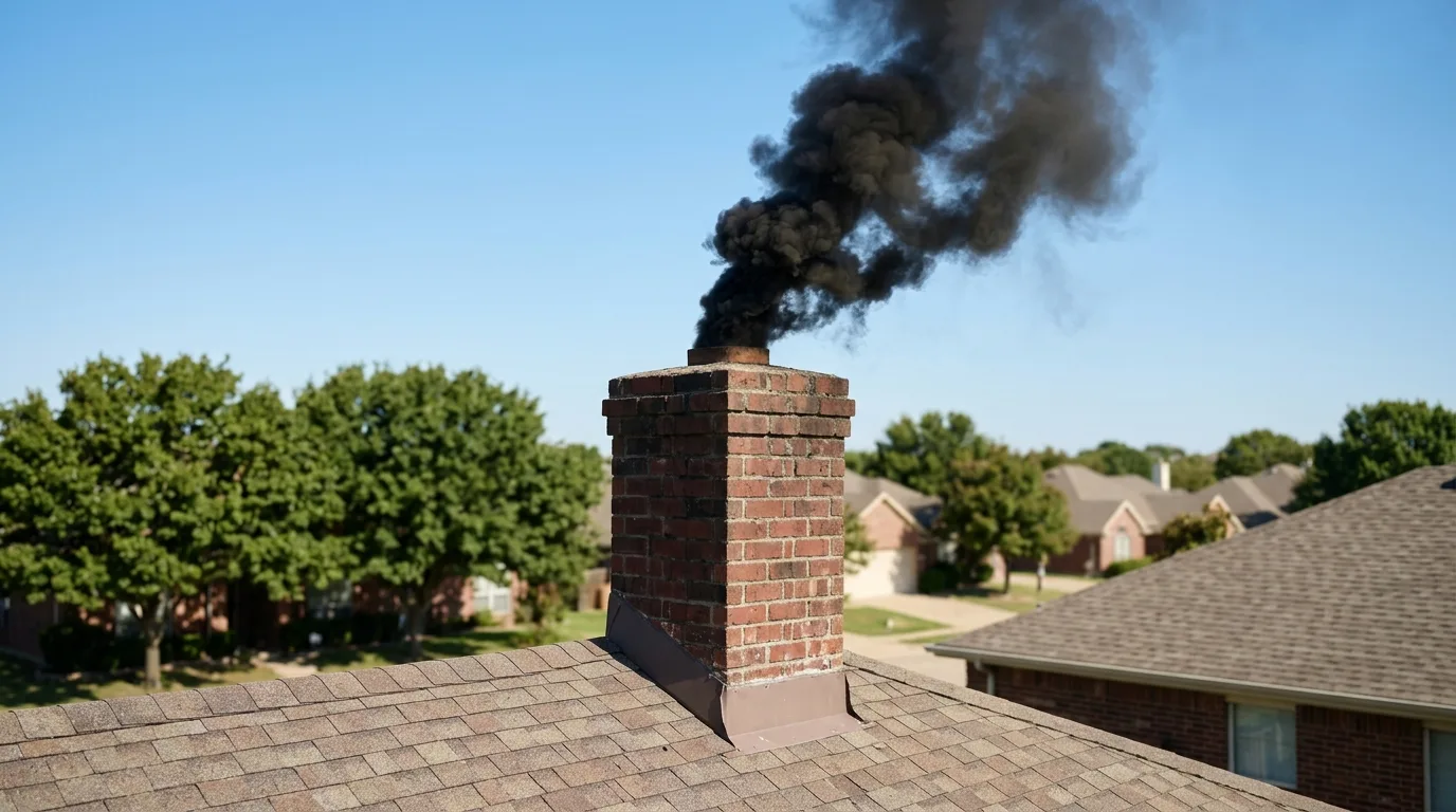 Why Is Black Smoke Coming From Your Fort Worth Chimney?