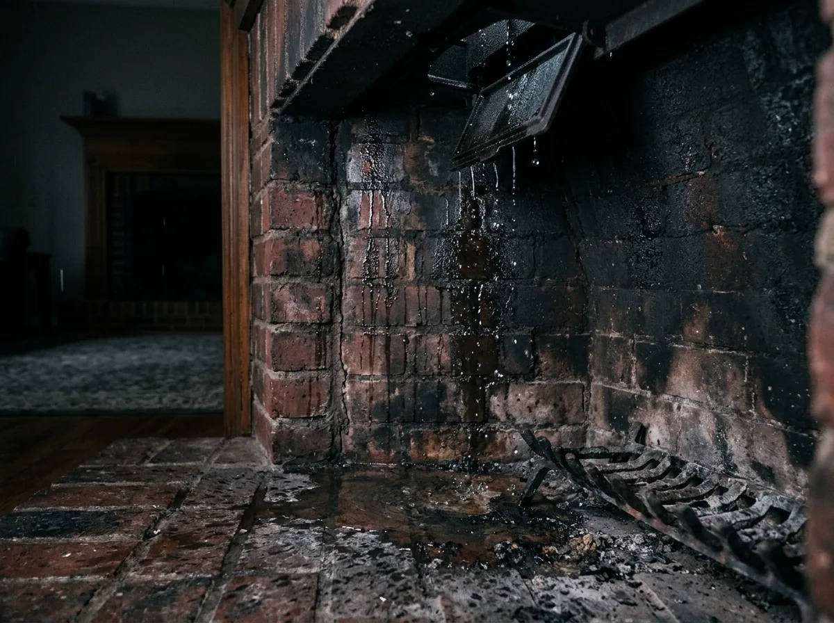 Water Dripping From Your Fort Worth Chimney: What Each Drip Location Means