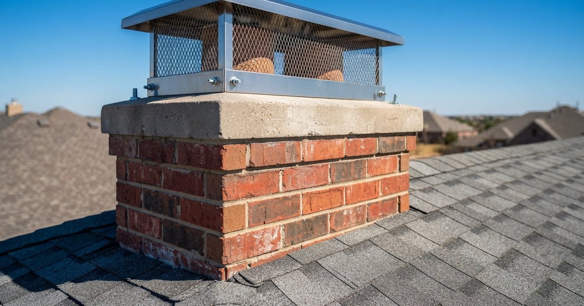 Chimney cap types and materials for Fort Worth homes