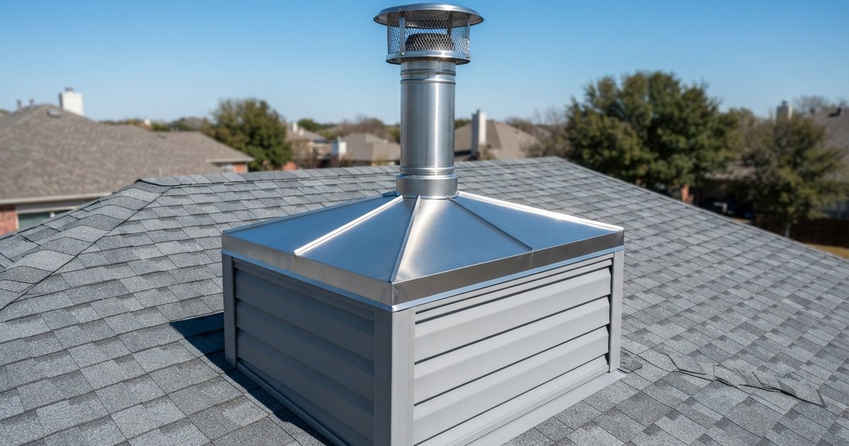 Chimney cap vs chase cover: what each does on a Fort Worth chimney