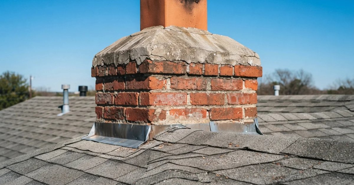 What happens to a chimney without a cap in Fort Worth